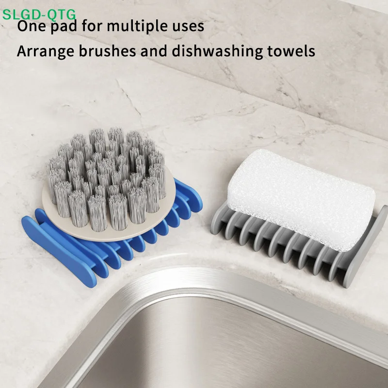 NEW Perfect Innovative Easy To Clean Innovative Premium Silicone Silicone Self Draining Soap Dishes Compact And Soap Holder