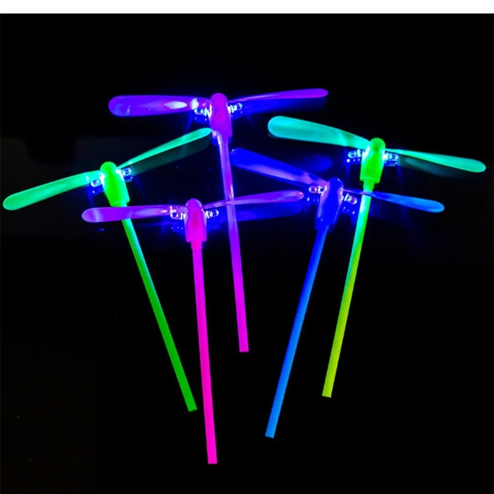 

50PCS LED Luminous Bamboo Dragonfly Outdoor Kids Toy Birthday Gift Classroom Prize Candy Bag Pinata Filler Loot Carnival Gift