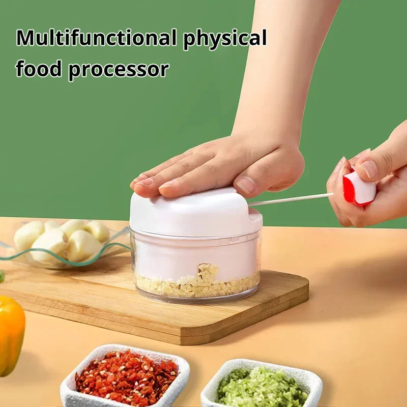 3pcs White Hand Pulled Garlic Grinder In The Kitchen Palm Multi Functional Food Garlic Grinder Shredding Machine Garlic Puller