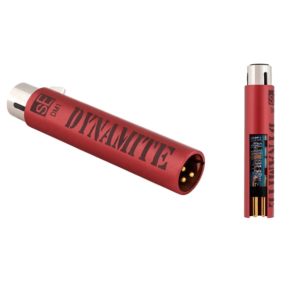 DM1 In-line Mic Microphone Preamp Booster Preamplifier Amiplifier Activator for Dynamic and Passive Ribbon Microphones