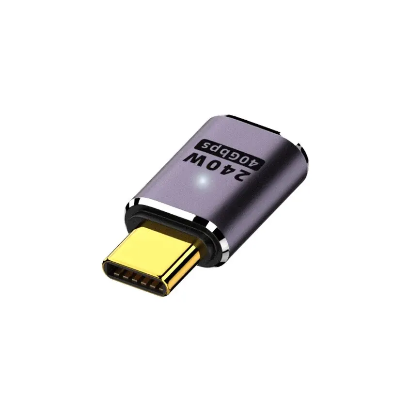 USB 4.0 PD 240 W 8 K 60 Hz Ladegerät-Anschluss für MacBook 40 Gbit/s Hochgeschwindigkeits-USB-C OTG U-förmiger gerader Winkel-Stecker auf Buchse