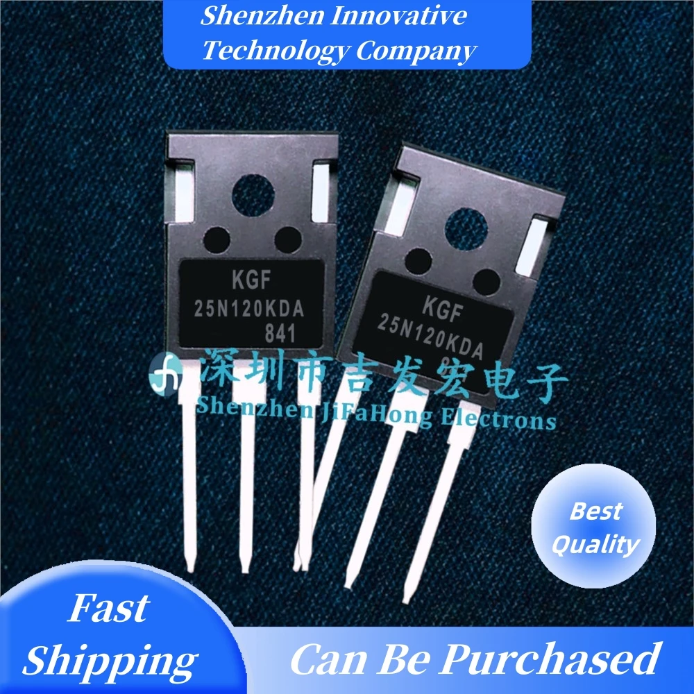 10PCS KGF25N120KDA  MOS 25A 1200V TO-247 Best Quality   Fast Shipping