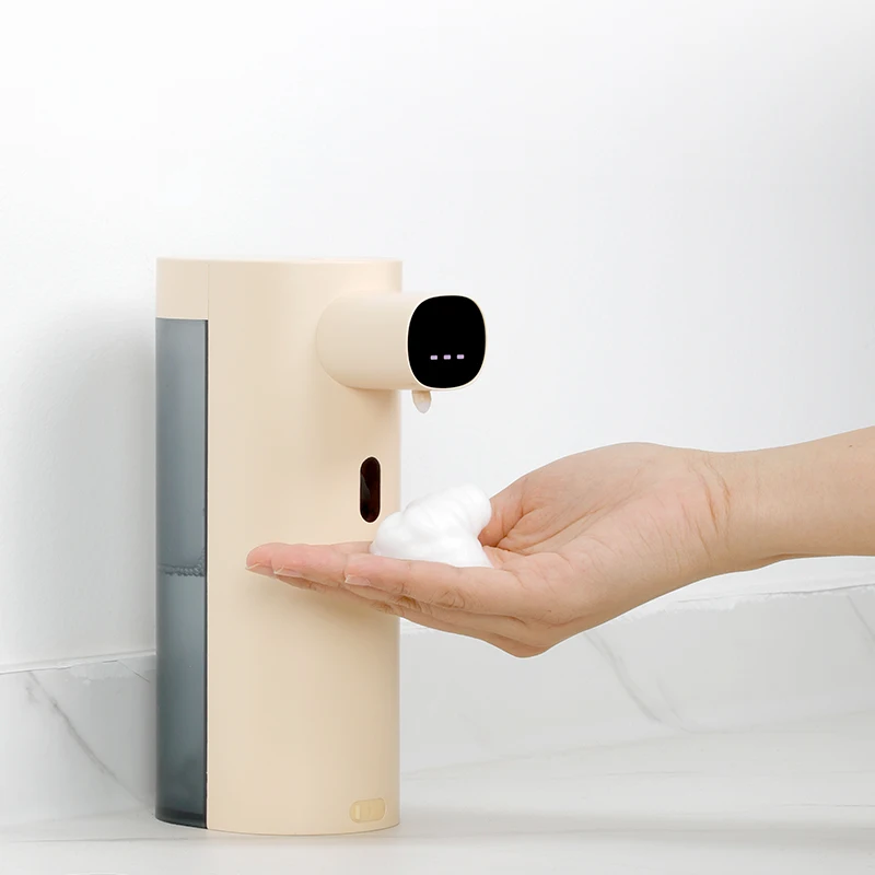 Automatic Infrared Sensor Soap Dispenser 300ml Capacity ABS Material Hand Foam Liquid Washing Liquid for Bathroom Factory Price