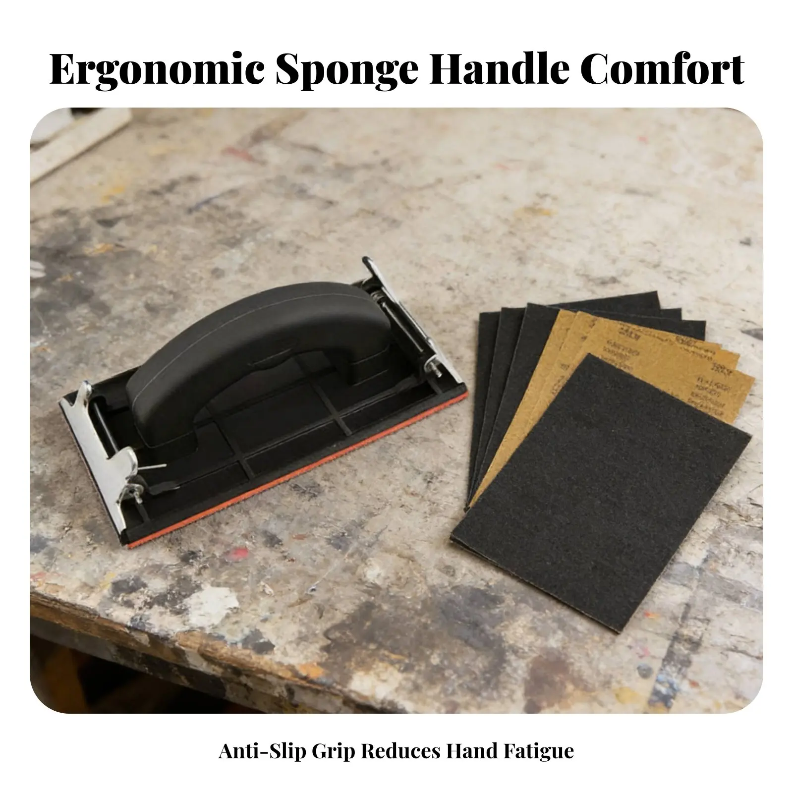 

Держатель для шлифовальных листов Er Proceed Nomic: ручной шлифовальный инструмент с зажимом для наждачной бумаги, высокая сила фиксации, для полировки стен