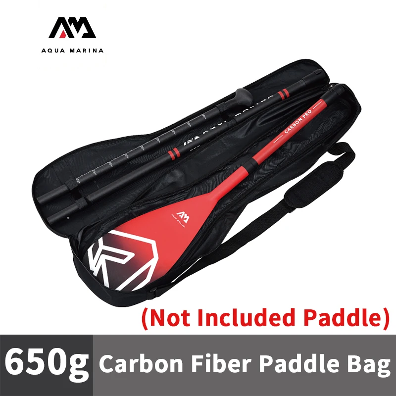 AQUA MARINA 3-section Paddle Backpack Portable Zipper Paddle Surfing Single Shoulder Bag Inflatable Boat Oars Storage Bag