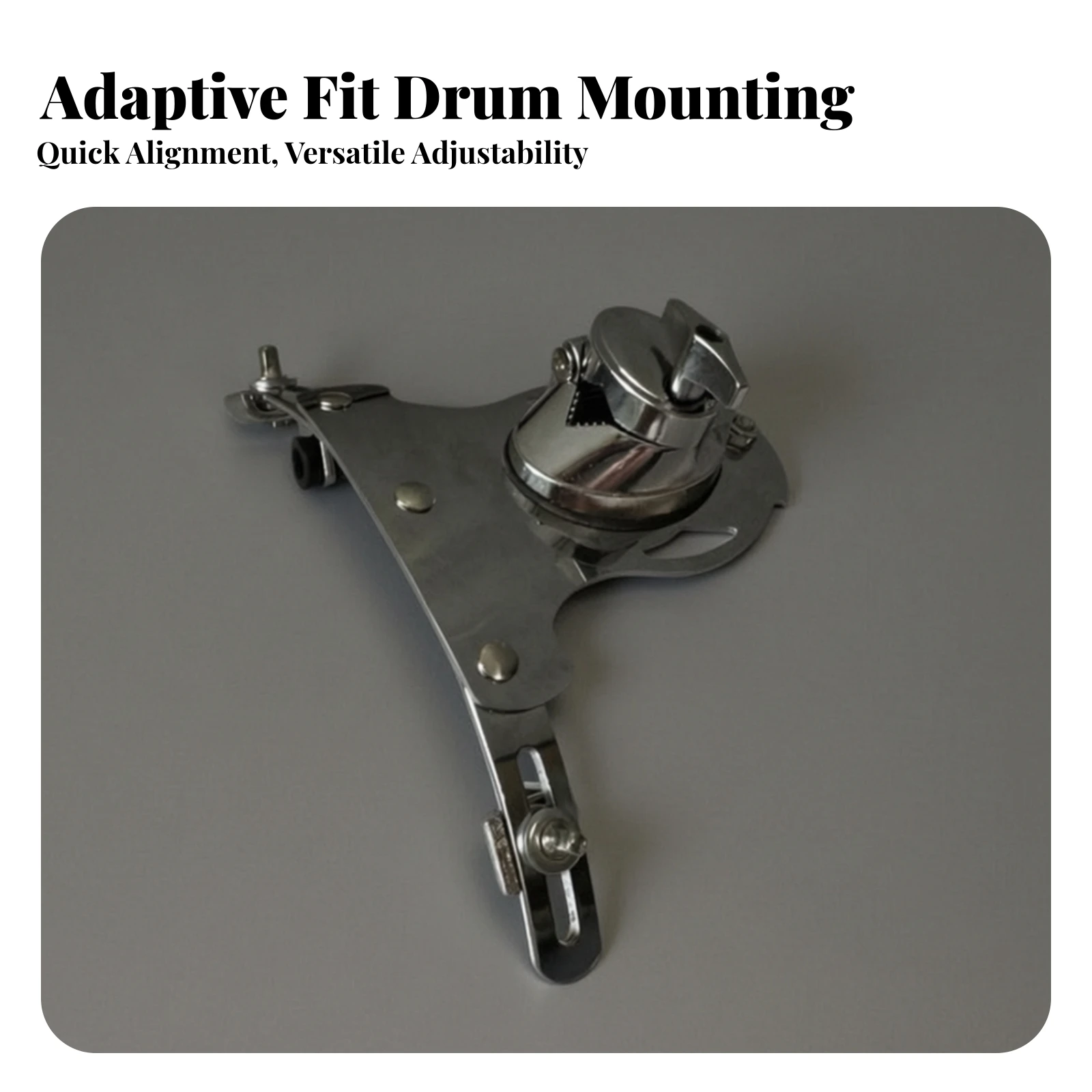 Drum Isolated Mount Bracket Long-Lasting Tom Drum Isolated Mount Bracket Hardware Easy to Install Reliable for Drummers
