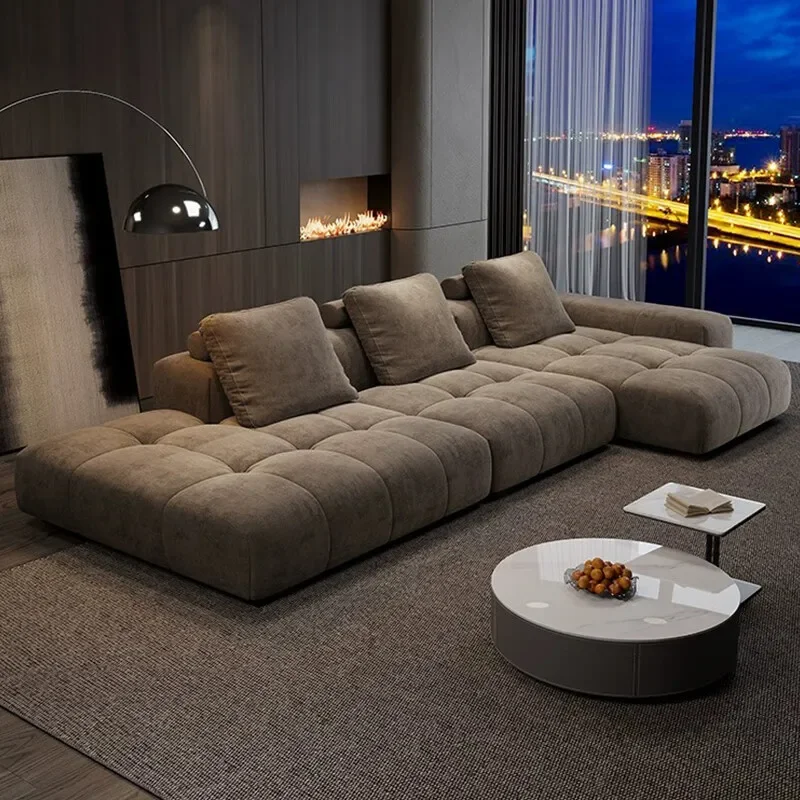 미니멀 픽셀 소파 가정용 거실 소형 아파트 모던 심플 직렬 모듈 패브릭 소파