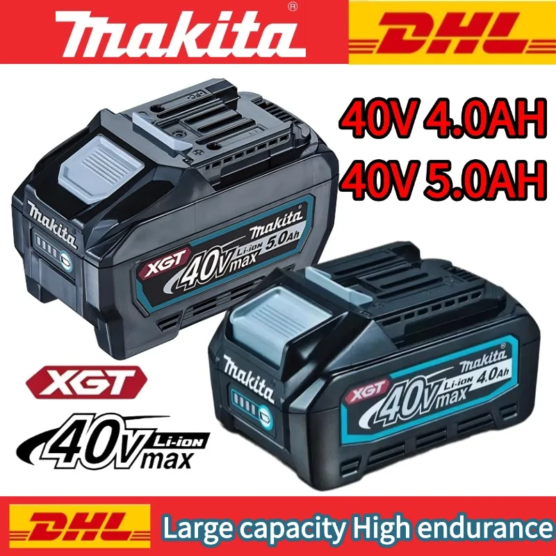 

Makita 40V Max 5.0Ah Battery BL4050F for Makita Power Tools XGT HS004G TD001G TW001G HR001G DF001G GA003G Tool Battery
