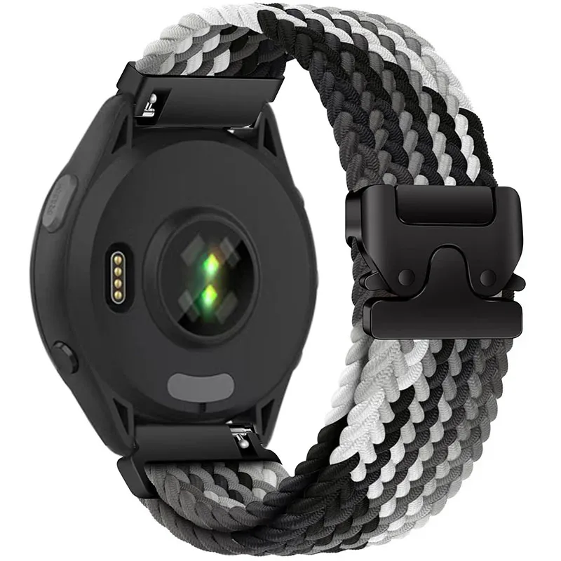 20 mm 22 mm Fallschirmschlaufenarmband für Garmin Venu 4 3 2 SQ-Band für Forerunner 165/255/265/570 Armband Vivoactive 4 5 6 Armband – Detail 12