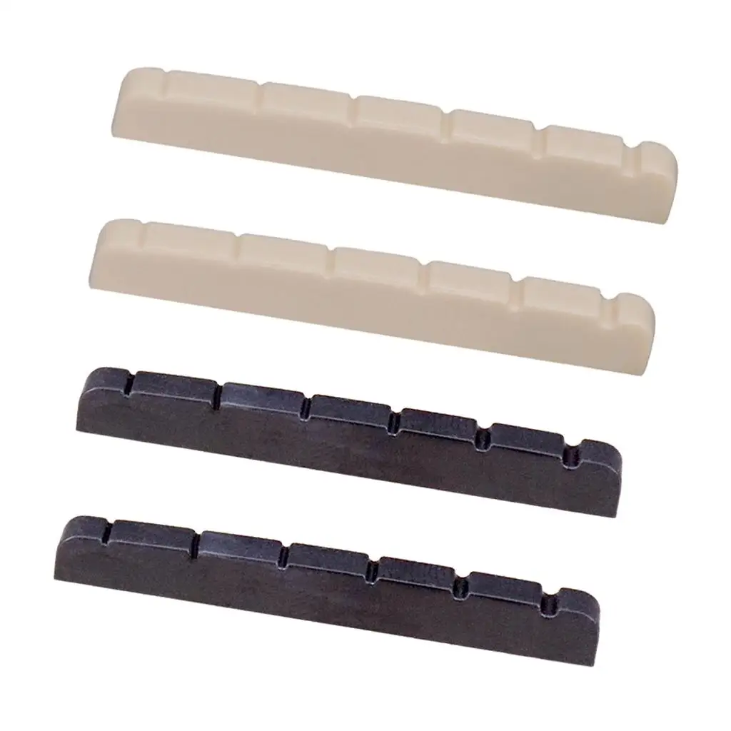 2pcs Electric Guitar Nut Saddle Bone Bridge Nut for Acoustic Folk Guitar Replacement Spare Part Guitar Accessories