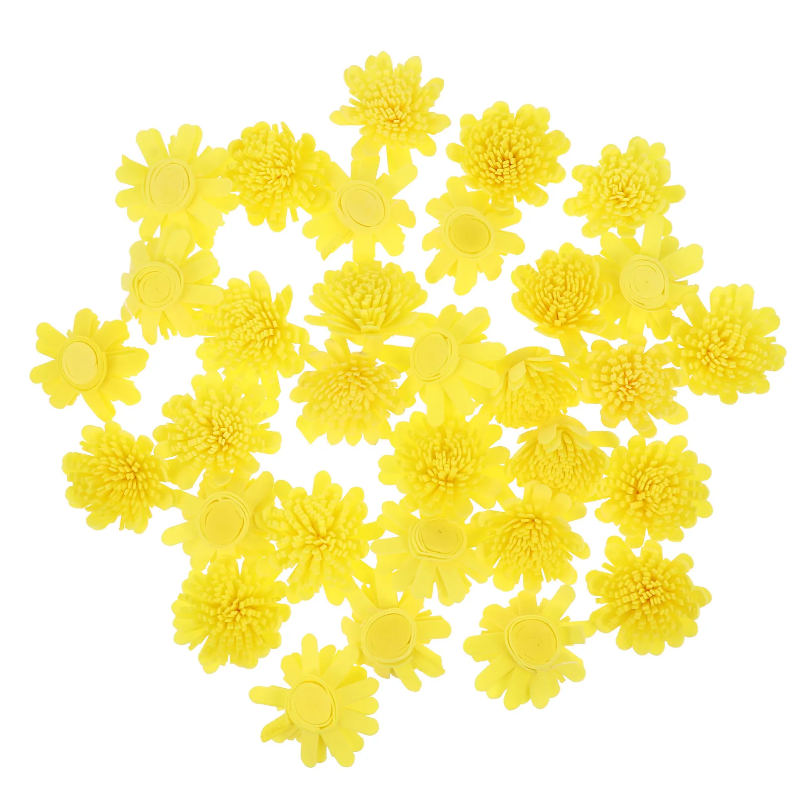 

100Pcs Aroma Chrysanthemum Diffuser Flowers Pe Scented Accessories for Essential Oil Jars Diffuser Sticks Home Fragrance Decor