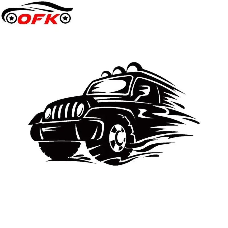 Cool Off Road Vehicle Car Stickers Car Vinyl Decals for Car Body Windshield Wall Motorcycle