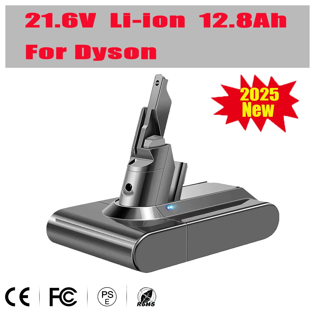 

21.6V For Dyson Battery V10 V8 V7 V6 SV09 SV11 SV10 SV12 DC59 Absolute Fluffy Animal Pro Vacuum Cleaner Rechargeable Batteries