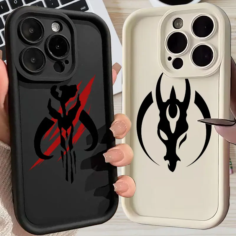 

The-Mandalorian-S-Stars-Wars-Boba Silicone Case For Apple iPhone 17E 15 16 14 13 12 11 17 Pro Max 17 Air 16 Plus 16E Phone Cover