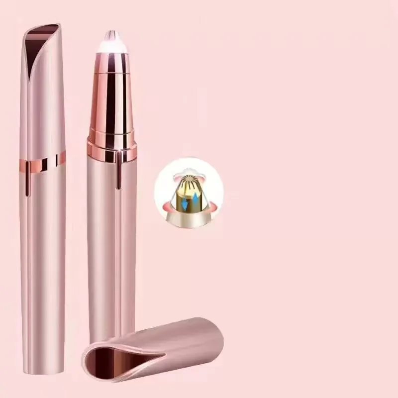 Elektrische Wenkbrauw Trimmer Elektrische Gezicht Wenkbrauw Haar Trimmer Mini Draagbare Vrouwen Body Scheerapparaat Remover Blade Eye Oplaadbaar