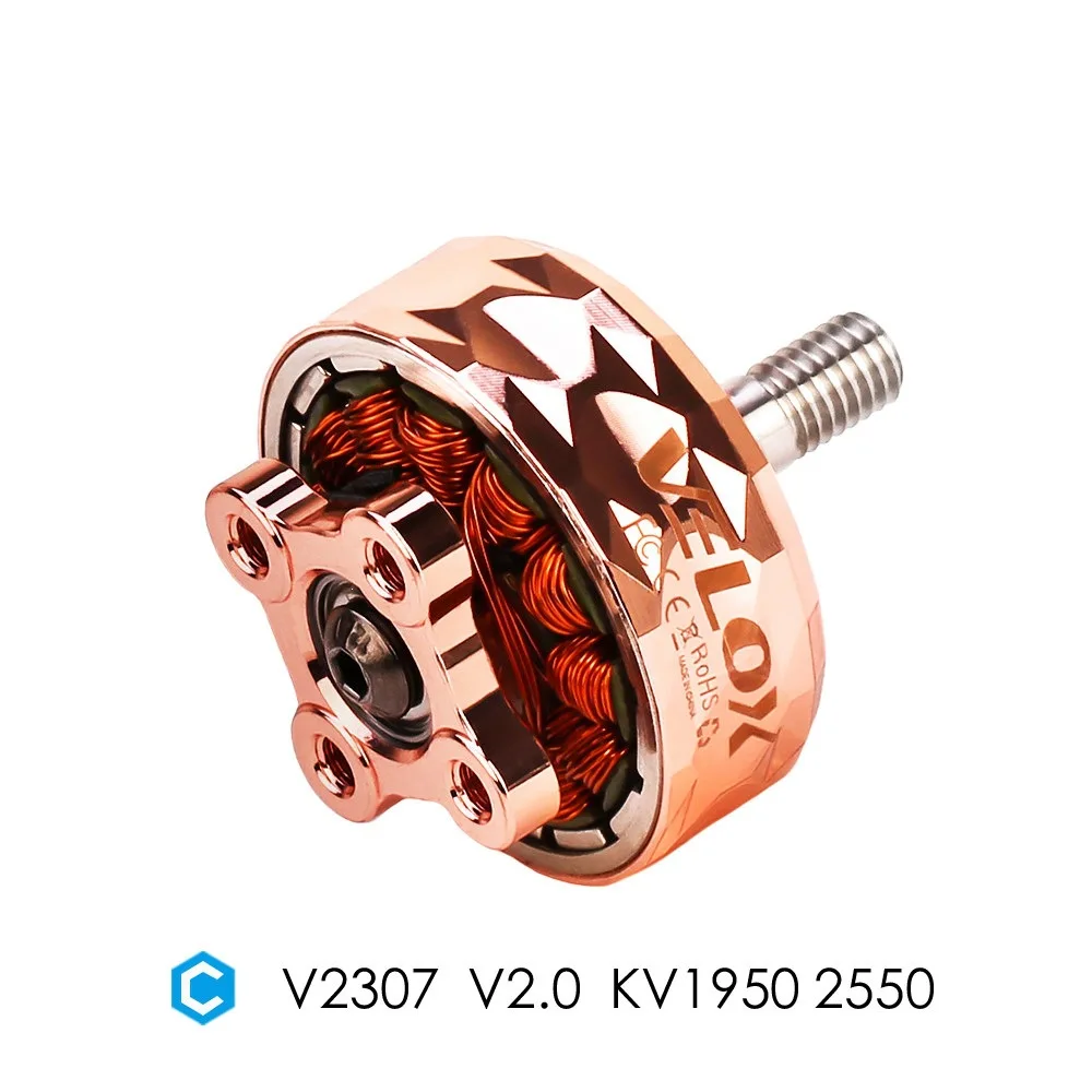 4Pcs T-MOTOR V2307 V2.0 KV1950 KV2550 Recton series brushless motor drone with
