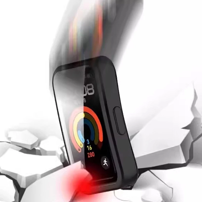 Watch Case for Huawei Band 9/Band 8 Smart Watch Soft Anti-falling screen protective cover for Huawei Band 9/8 Silicone Shell