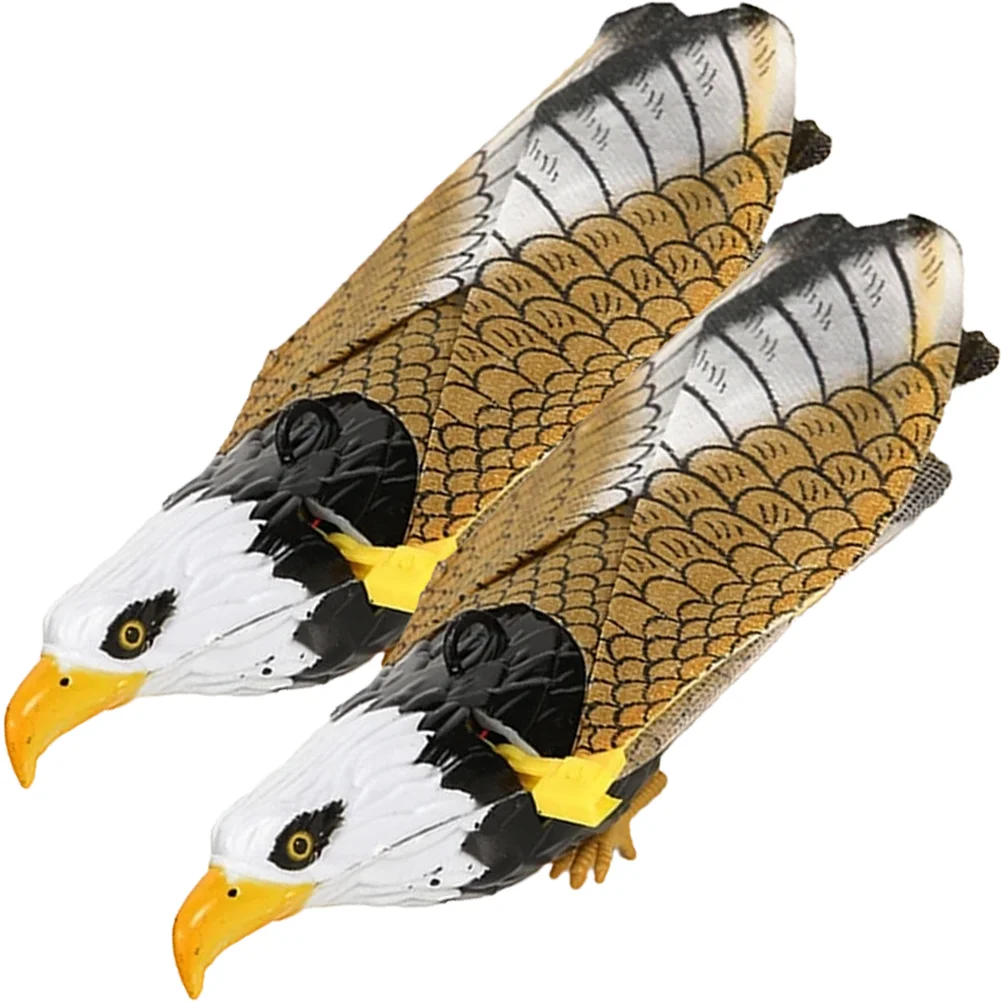 2 Pcs Bird Toy Flying Drone Kids Toys for Childrens Electric Eagle Cat Supply Portable The Birds