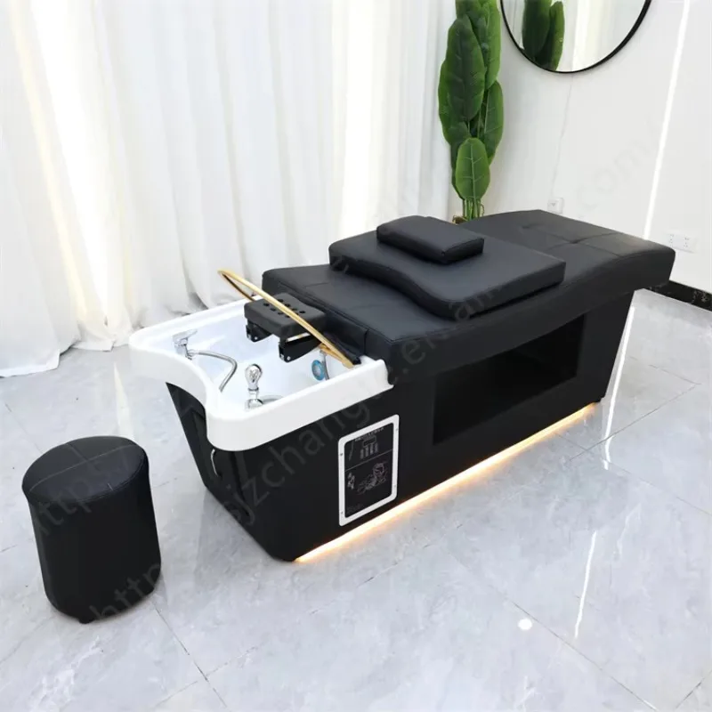 

Japanese Head Spa Shampoo Bed Curved Therapy Hair Wash Chair Beauty Salon Furniture-Thai Massage Bed & Shampoo Bed