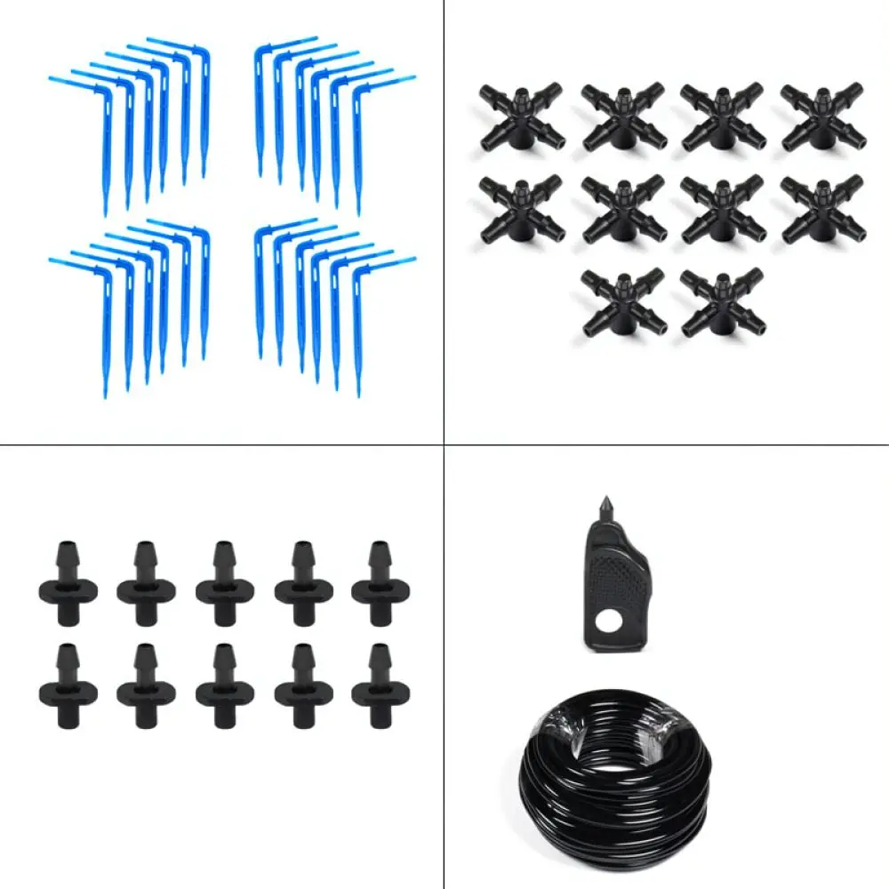 Irrigation Dripper System For Greenhouse Garden Watering Flow Regulator Emitter Connector Potted Plants