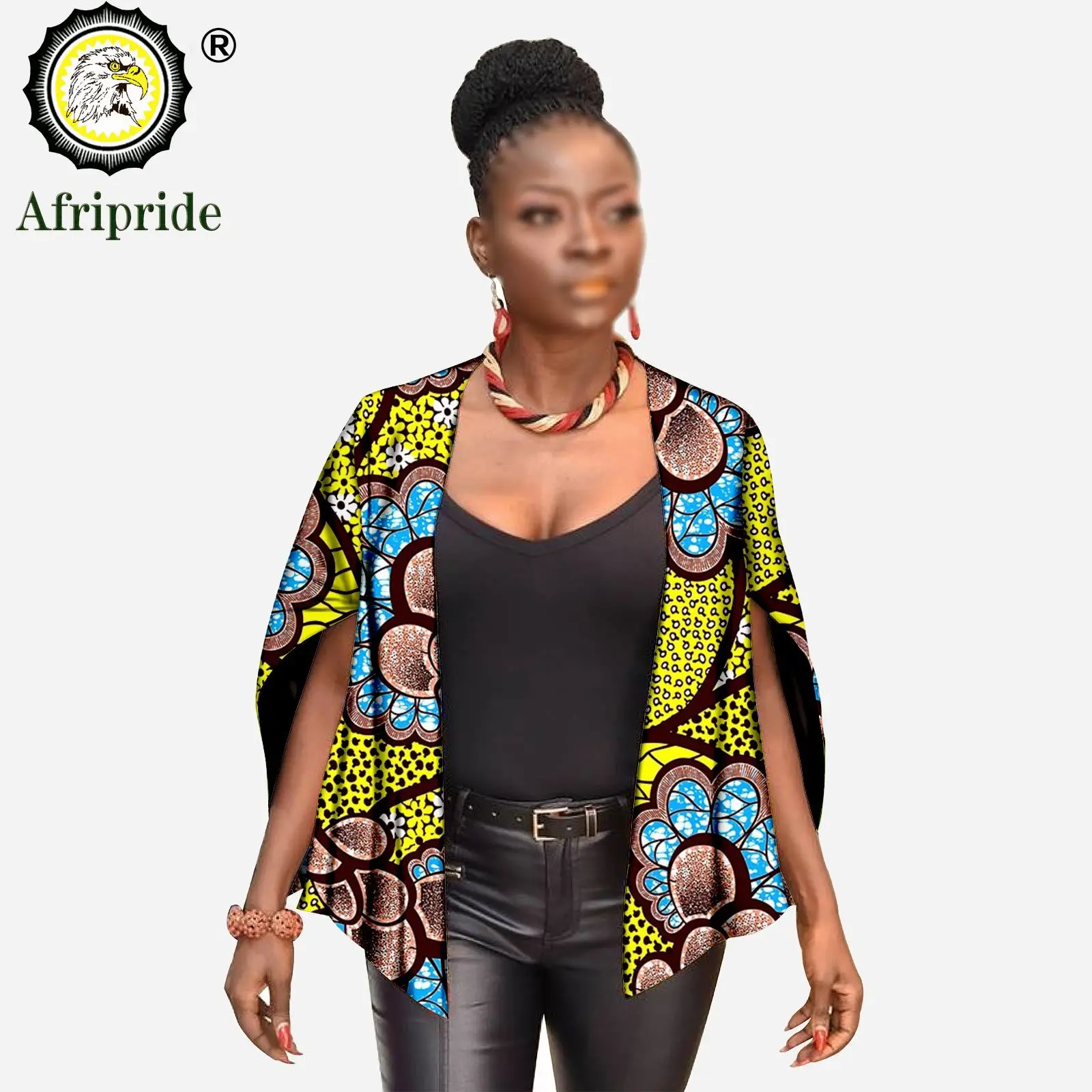 2026 African Clothing for Women Coats and Jackets Ankara Tank Top Fabric Print Dashiki Cotton Coat Plus Size Outfits S1924013