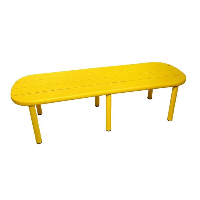 

New Design Fashion European Style Aluminum Chair Benches Furniture Set For Patio