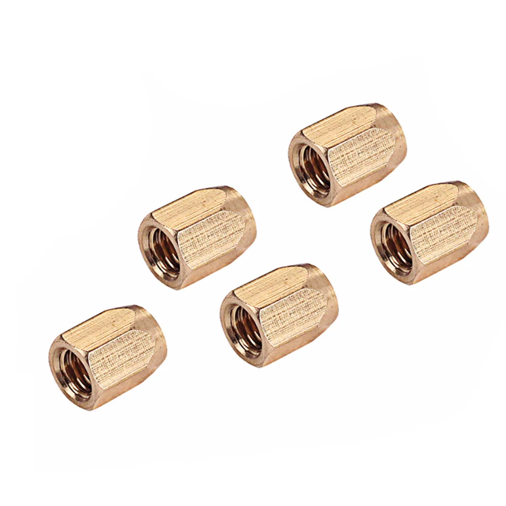 

5Pcs Guitar Truss Rod Nut Tools Chrome Plating Smooth Glossy Durable Long Lasting Use Easy Install Guitars Bass Mandolin