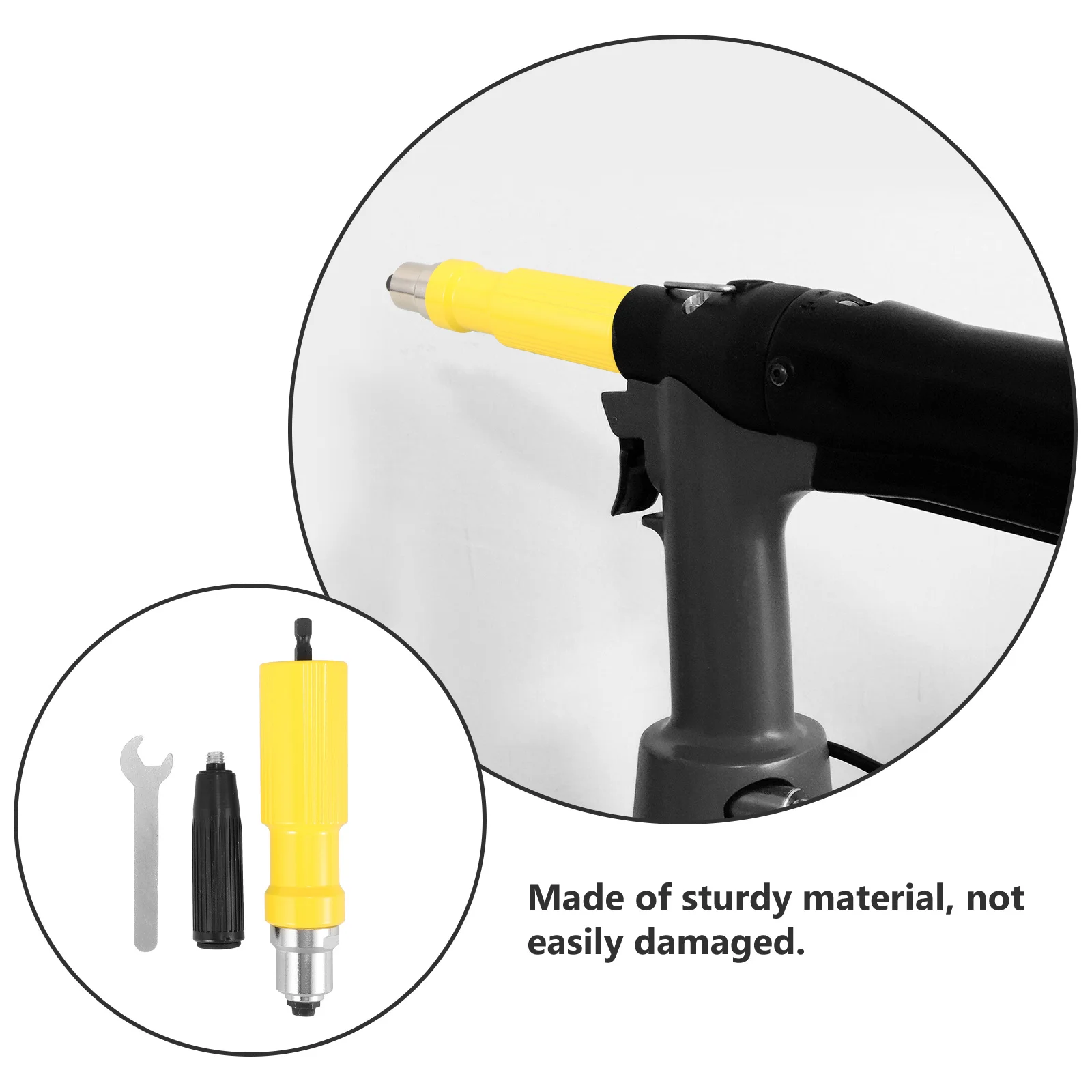 1 Set Rivet Tool Adapter Electric Rivet Tool Connector Hand Power Accessories For Automatic Riveting Nut Insert Cordless Drill