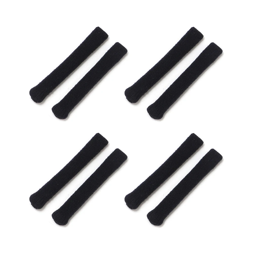 4Pair Soft Glasses Ear Cushion Anti Slip Knitting Cotton Eye Glasses Ear Grippers Comfort Sleeve Retainer Non Slip Eyeglass Grip