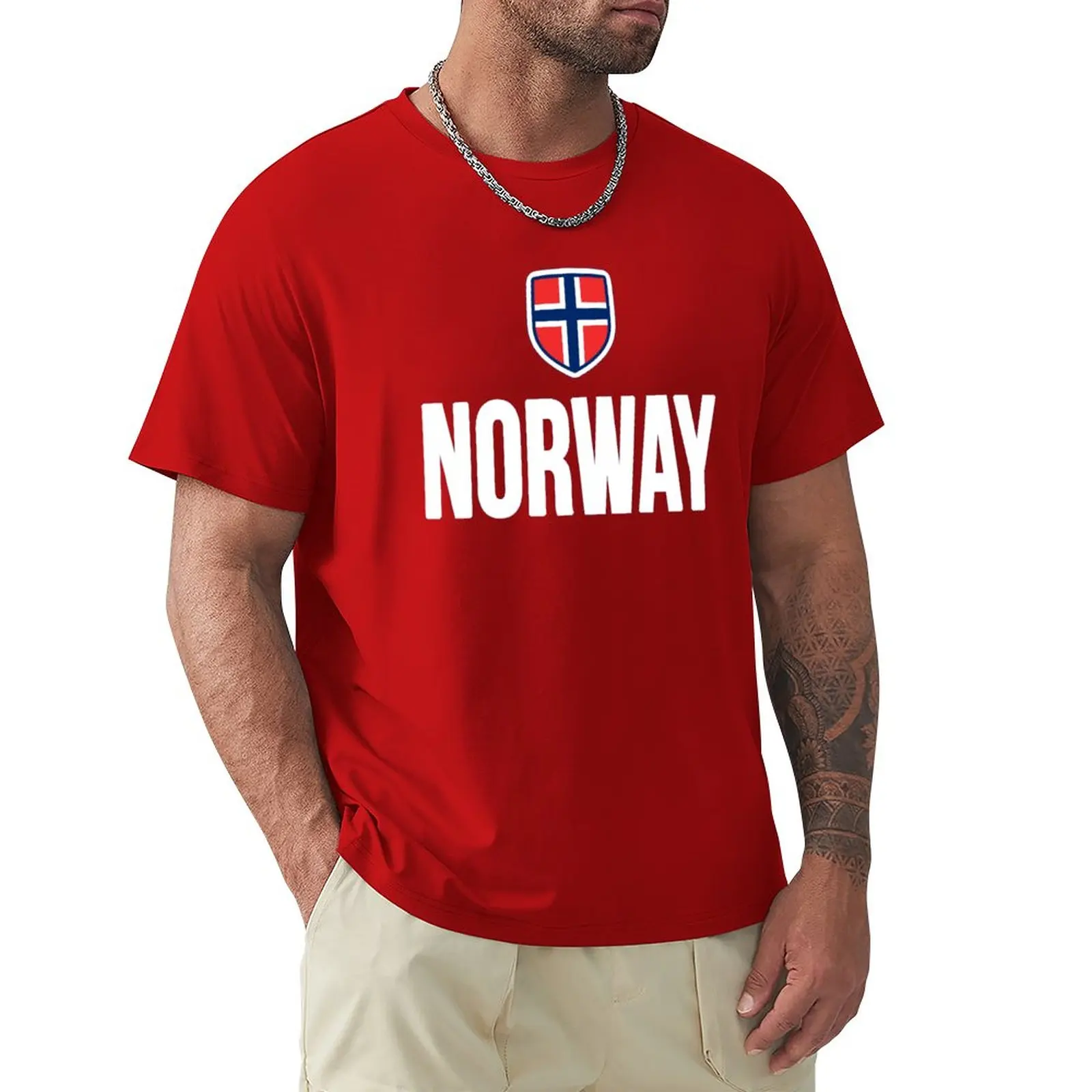 

NORWAY T-Shirt oversized t shirt tops korean fashion Short t-shirt workout shirts for men