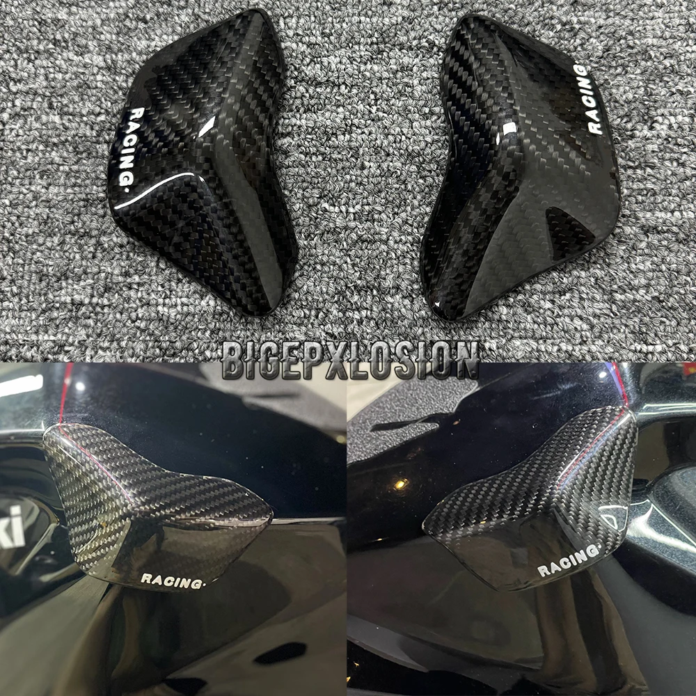 

Для KAWASAKI Ninja 400 и Z400 2017-2023 мотоциклетный бак, защитный чехол из углеродного волокна, подходит для защиты топливного бака