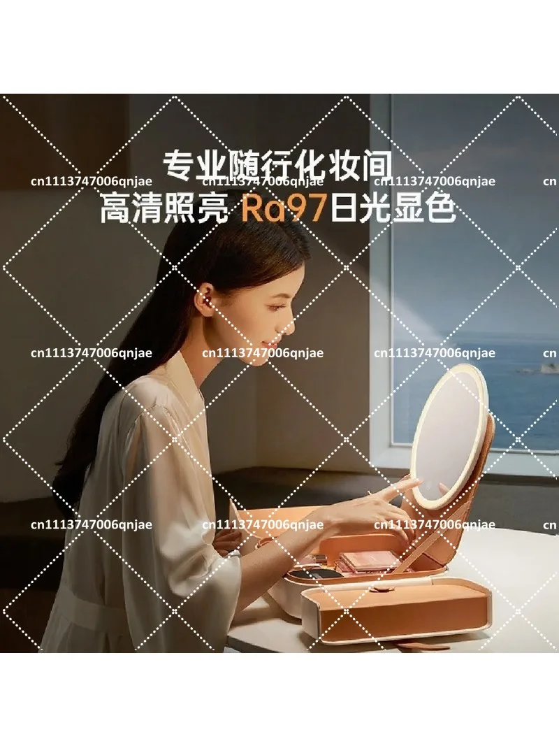 LED Smart Makeup Mirror with Light Portable Camping Travel Beauty Mirror Gift