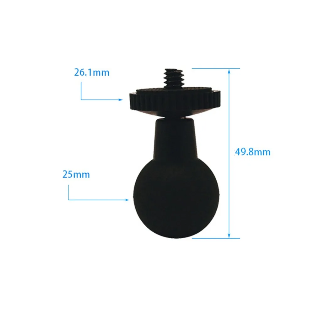 1 Zoll/17mm Kugelkopf GPS-Halterung Motorrad-Adapterhalterung 1/4 Zoll Schraube Action-Kamera Fahrrad DVR Clip Halterung – Detail 35