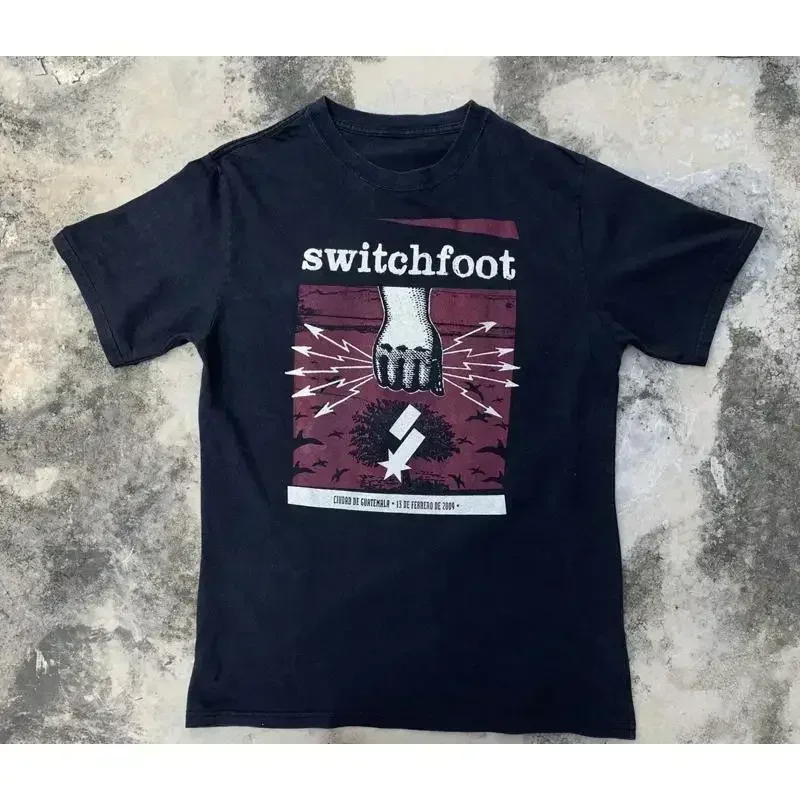 Vtg Switchfoot Band Album Music Heavy Cotton T Shirt All Size For Men Ag496
