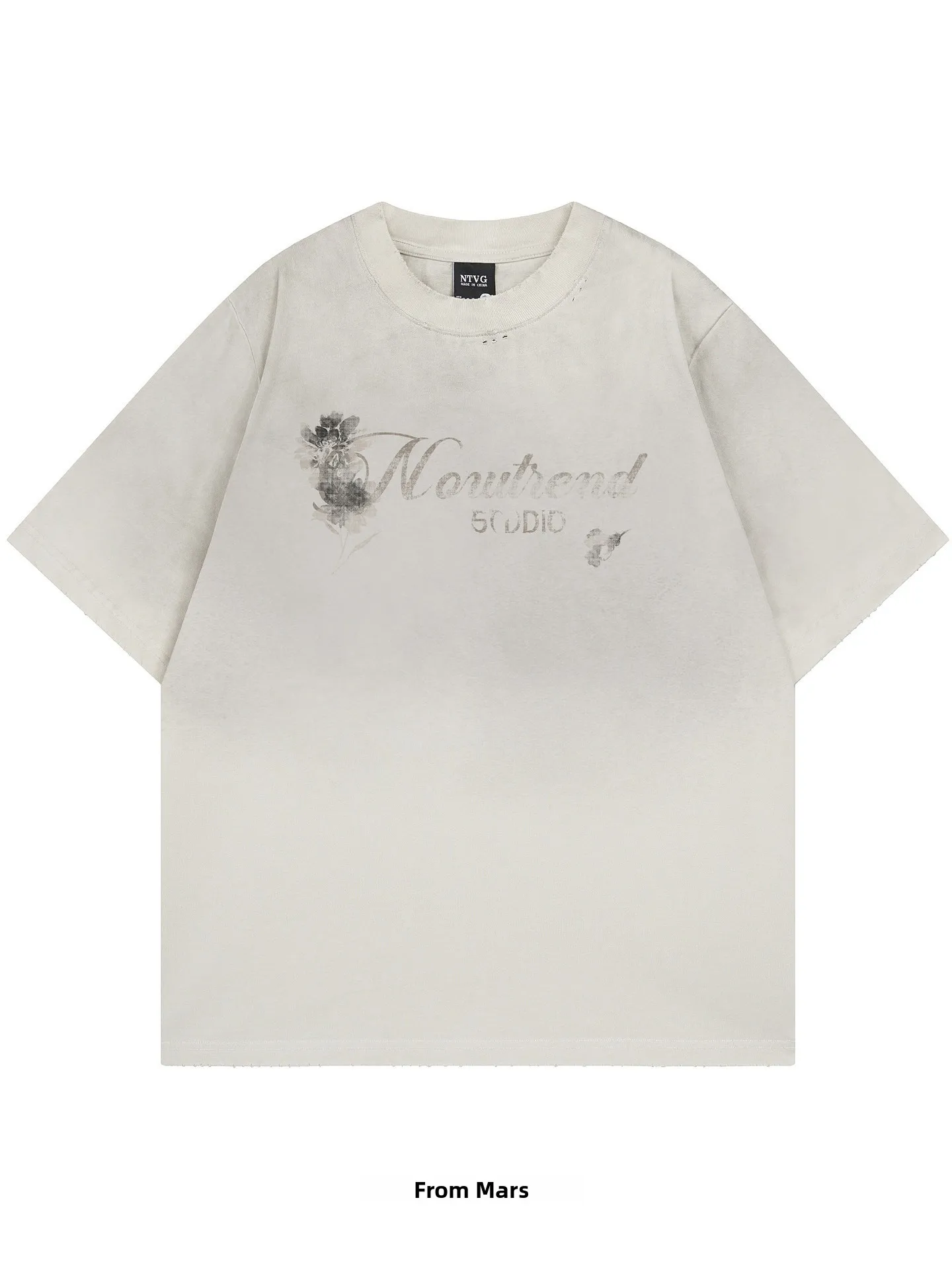 火星ユニセックス半袖tシャツ2026年春コレクションカジュアル快適コットンポケットスクエアファッショナブルアクセサリー