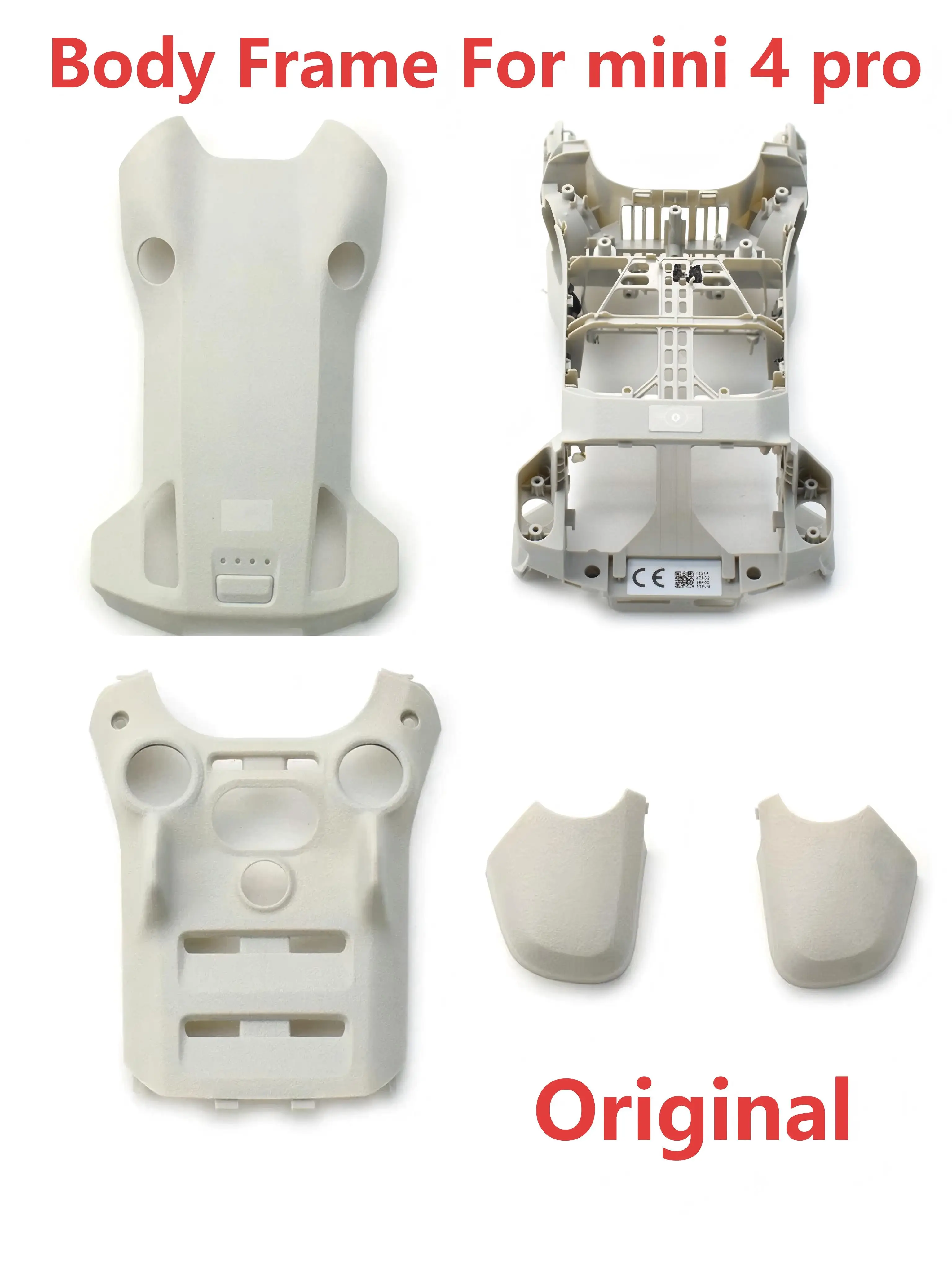 Original Body Shell for DJI Mini 4 Pro Upper/ Middle / Bottom Frame for DJI Mini 4 Pro Drone Repair Spare Parts
