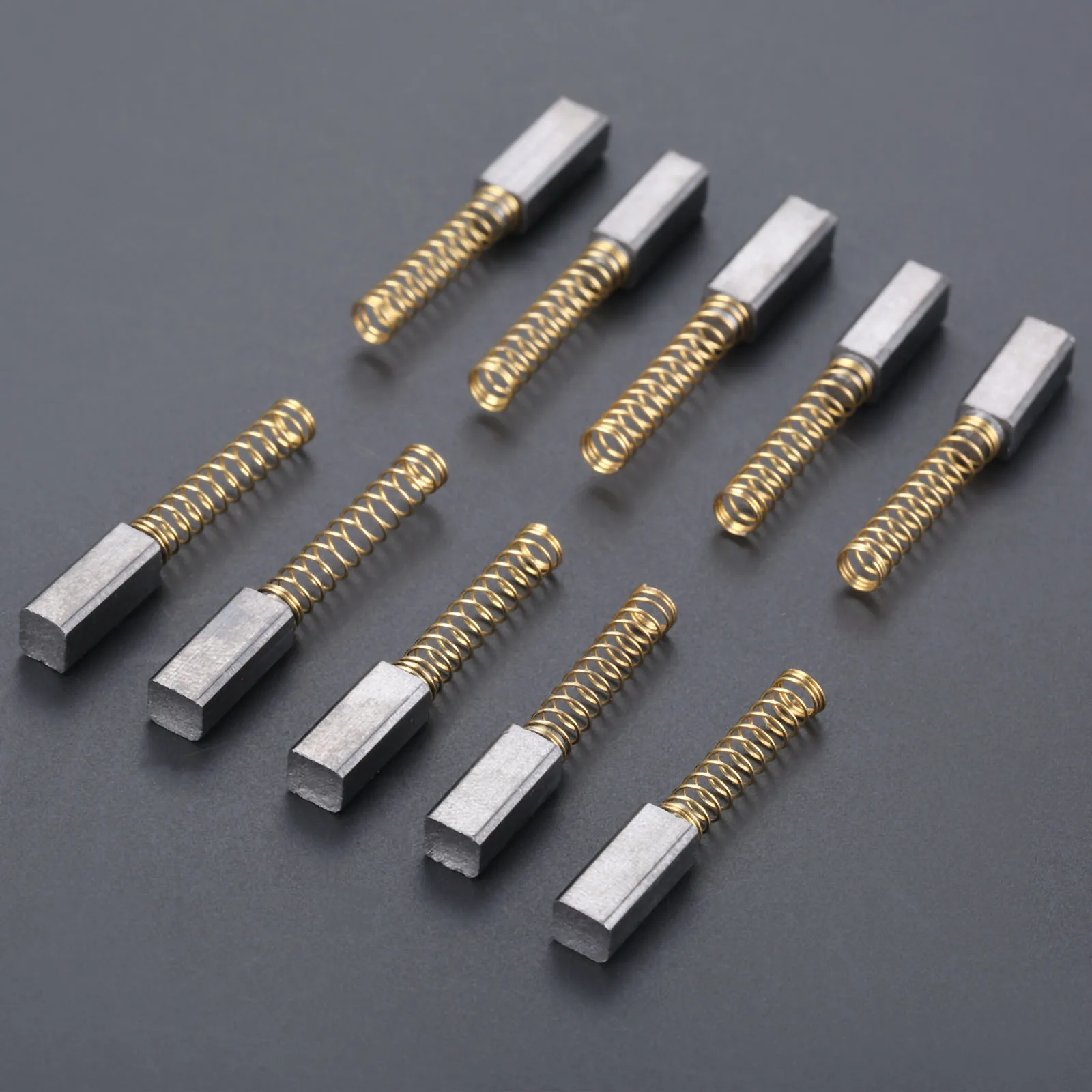 

10Pcs 4.5mm*4mm*11mm Wire Sewing Machine Carbon Motor Brushes Fits Home Sewing Machines Sewing Accessories Graphite + Copper