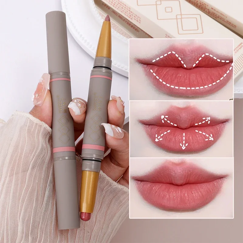 Umriss Lippen Form Lip liner Stift matt nackt wasserdicht langlebigen Lip Liner Bleistift sexy rot rosa Lippenstift Lippen Make-up Kosmetik