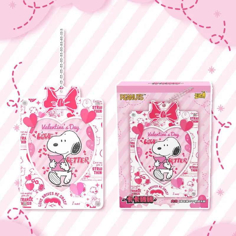 

Подставка для карточек Kayou Snoopy Peanuts на День святого Валентина из акрила и металла с коллекционной карточкой для коллекционеров карточек 8+ лет