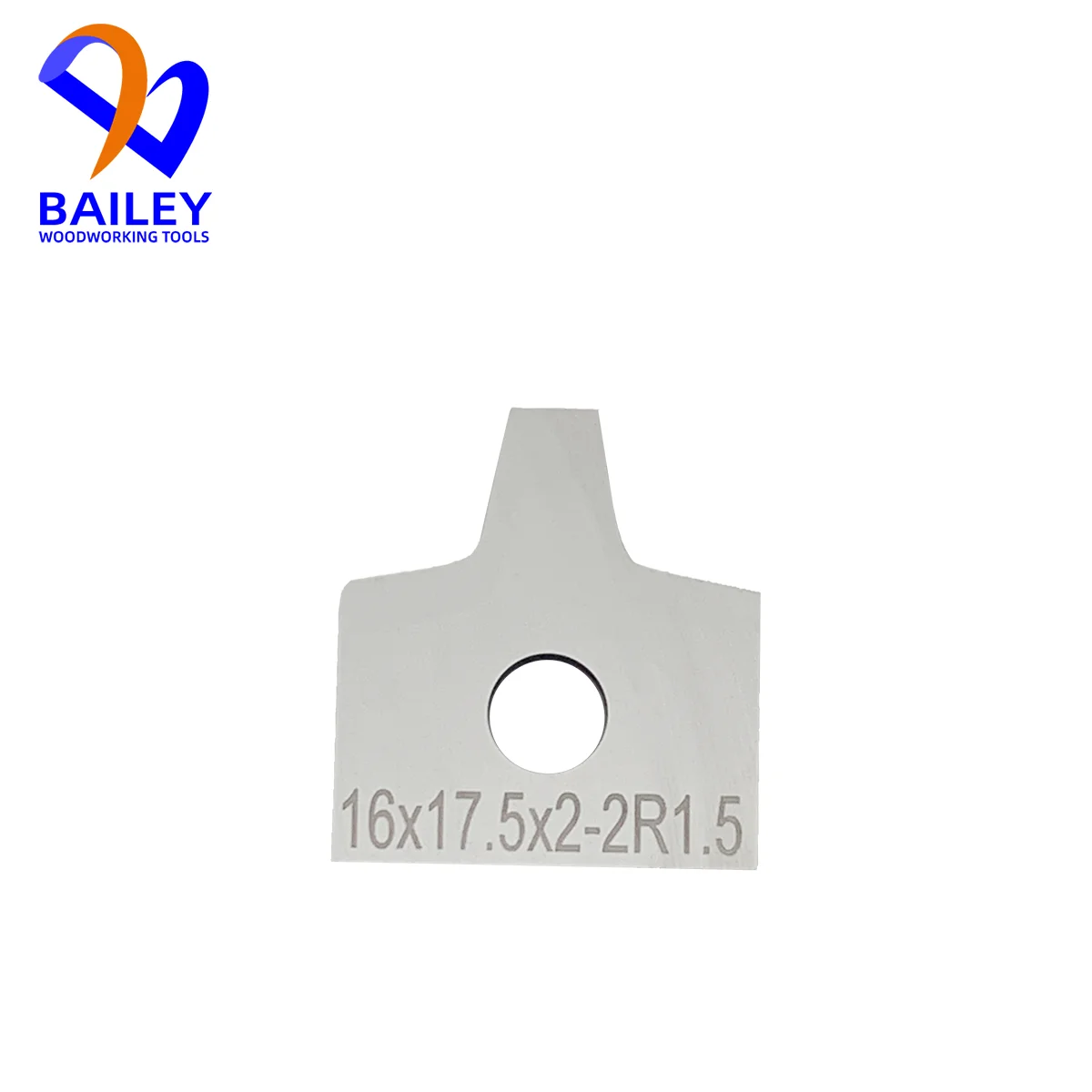 BAILEY 10 PCS 16X17,5X2mm Facas de carboneto perfiladas de alta precisão Facas de borda raspador para IMA Edge Bander