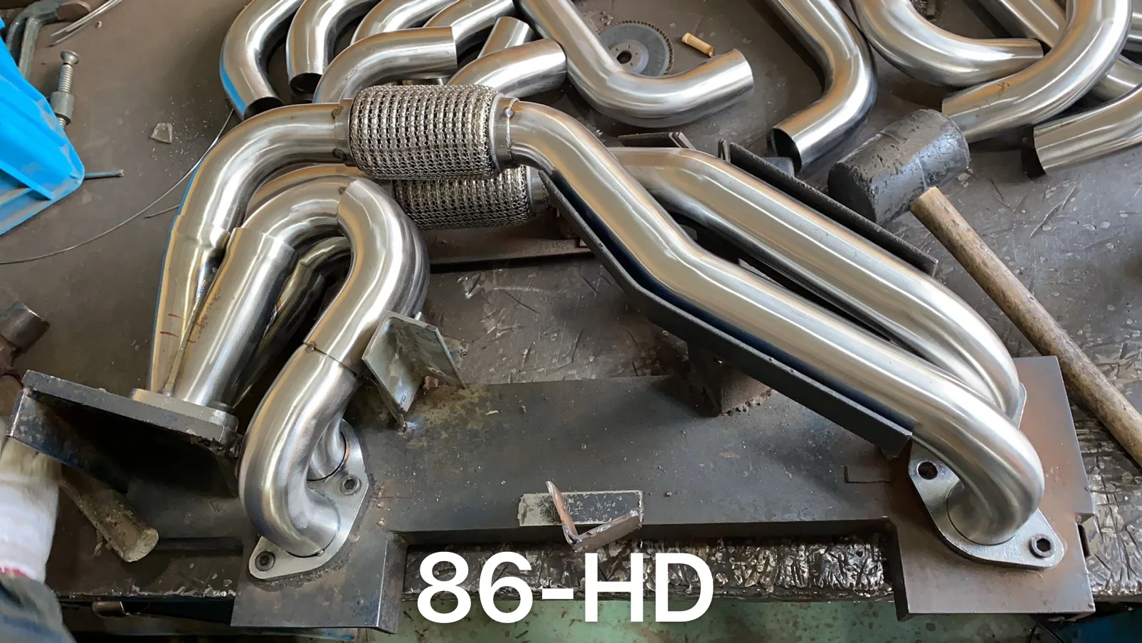 New Fit for BRZ 2013 & for 86 Exhaust Header Manifold & 54mm Overpipe Stainless Steel 304 Mirror Polished