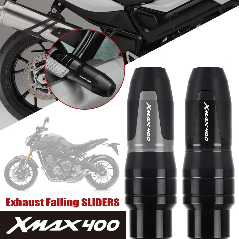 

For YAMAHA X-MAX XMAX 400 2015 2016 2017 2018 2019 2020 Motorbike accessories Exhaust Frame Sliders Crash Pads Falling Protector