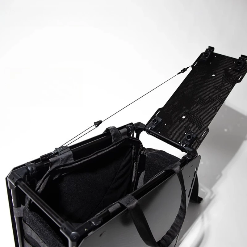 

Carbon fiber tactical table mid-plate limit drawstring, upgraded and modified accessories, suitable for HELINOX