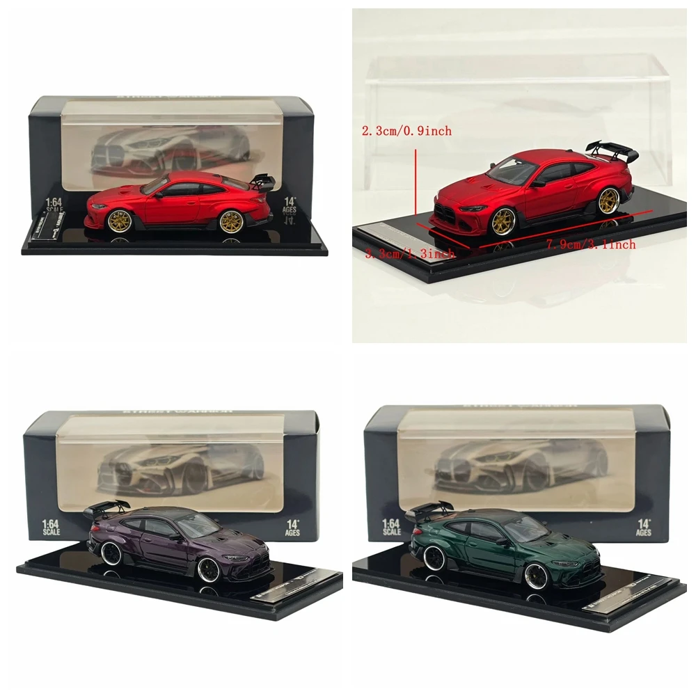 

SW 1:64 Scale M4 G82 Sports Model Diecast Toys Car Models Collection Limited Auto Gift Hobby