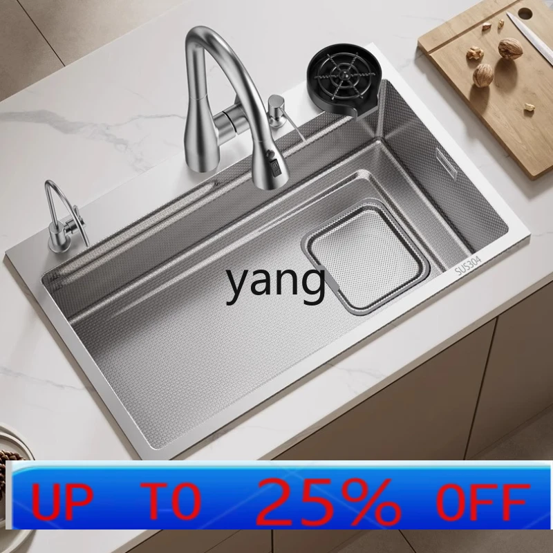 

LMMLarge Single Bowl 304 Stainless Steel Sink Side Drain Multi-Functional