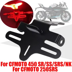 For CFMOTO CF MOTO 450SR 450 SR 450SS 450SRS 450NK 250SRS Motorcycle License Plate Holder Bracket Tail Tidy Fender Eliminators