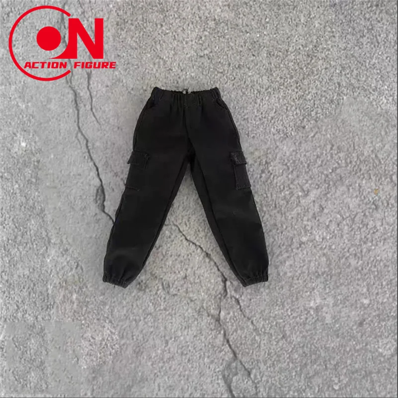 1/12 Loose Male Leggings Sports Pants Casual Pockets Trousers Elastic Waistband Doll Clothes Accessories For 6\'\' Action Figure
