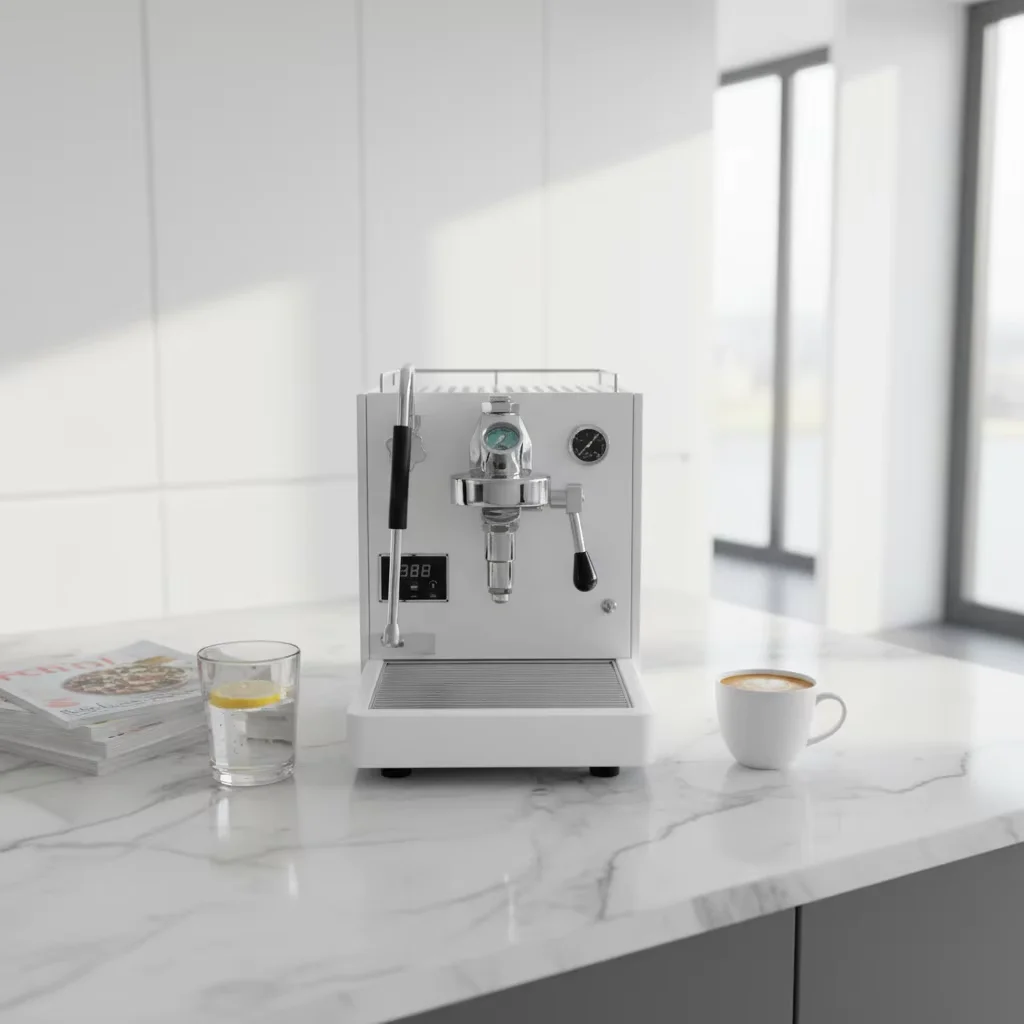 

Single Group Semi-Automatic Espresso Machine Stainless Steel Electric Household Use Brew System