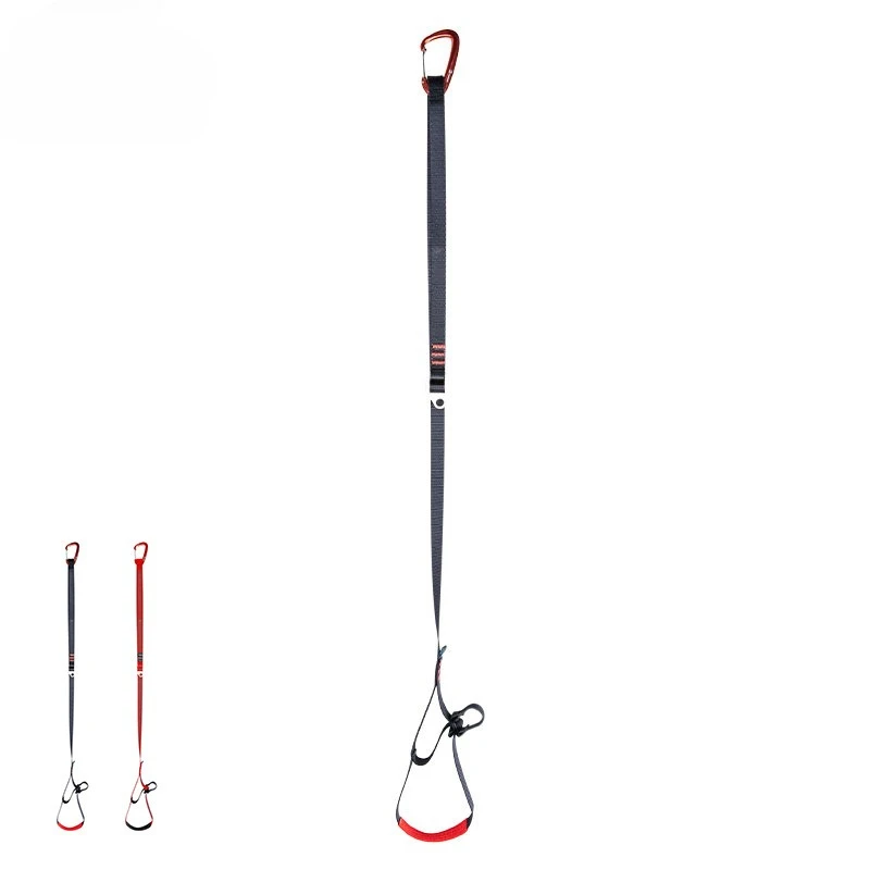 Adjustable ascending pedal belt, ascending device rock climbing pedal belt, outdoor mountaineering climbing device