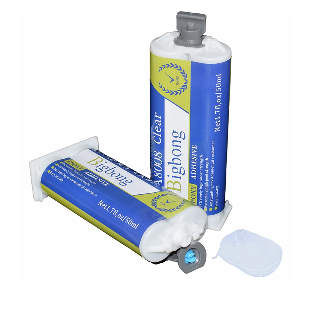 Epoxidharz 50ml Schwarzer Dichtungskleber 1:1 Zweikomponenten Transparenter AB-Kleber Starker Strukturkleber für 50ml 1:1 Kartuschenpistole – Detail 4